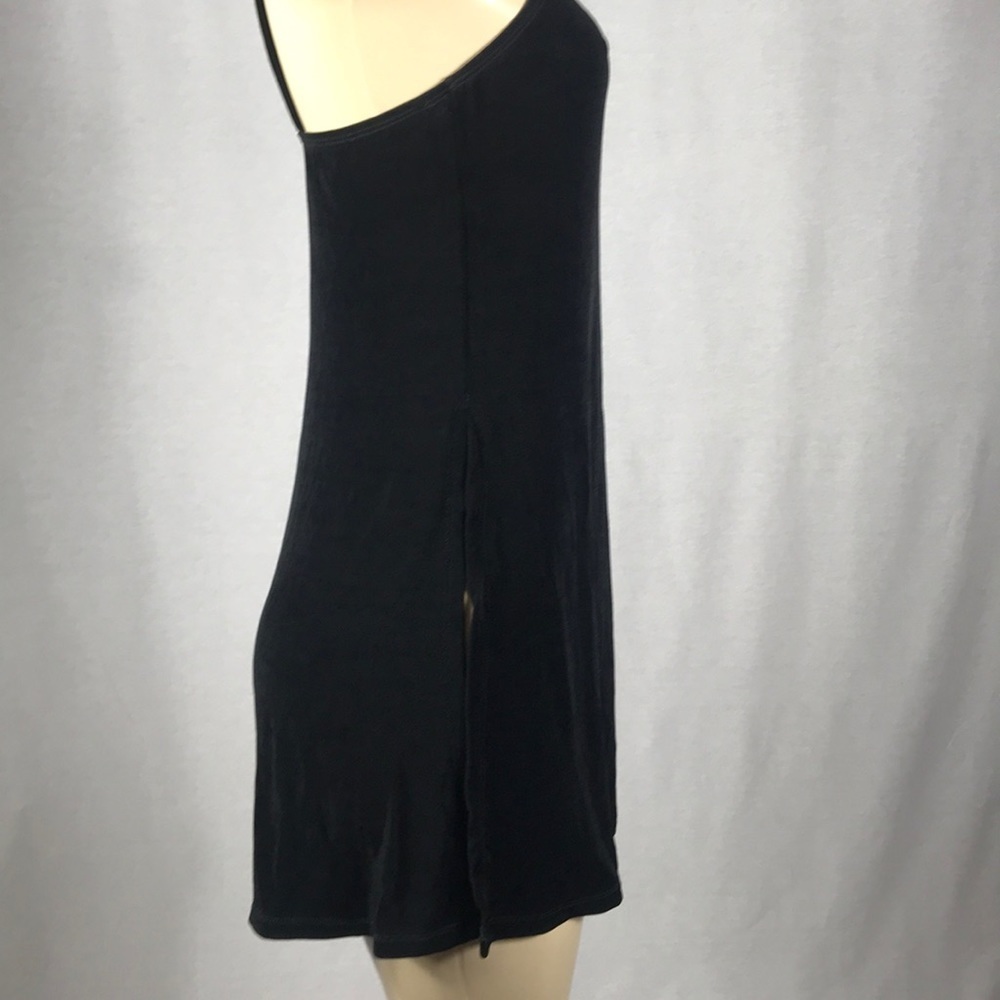 Zuliana Size XL Black Beach Dress with Side Slits. Made In USA. New With Tags - Picture 2 of 3